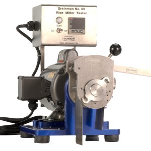Grainman No. 60 Rice Miller Tester with digital timer, 115V 60Hz – front three-quarter view